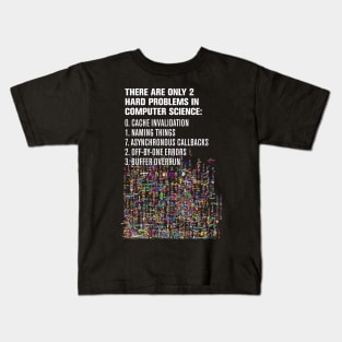 Only 2 Hard Problems in Computer Science: version 2.0.0-rc-937.04-hot-patch Kids T-Shirt